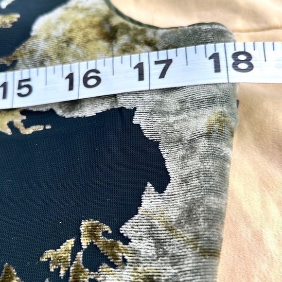 ⭐️Cynthia Steffe,VELVET & Absolutely Stunning Rich Green & Black, Just Add Boots - Picture 9 of 12